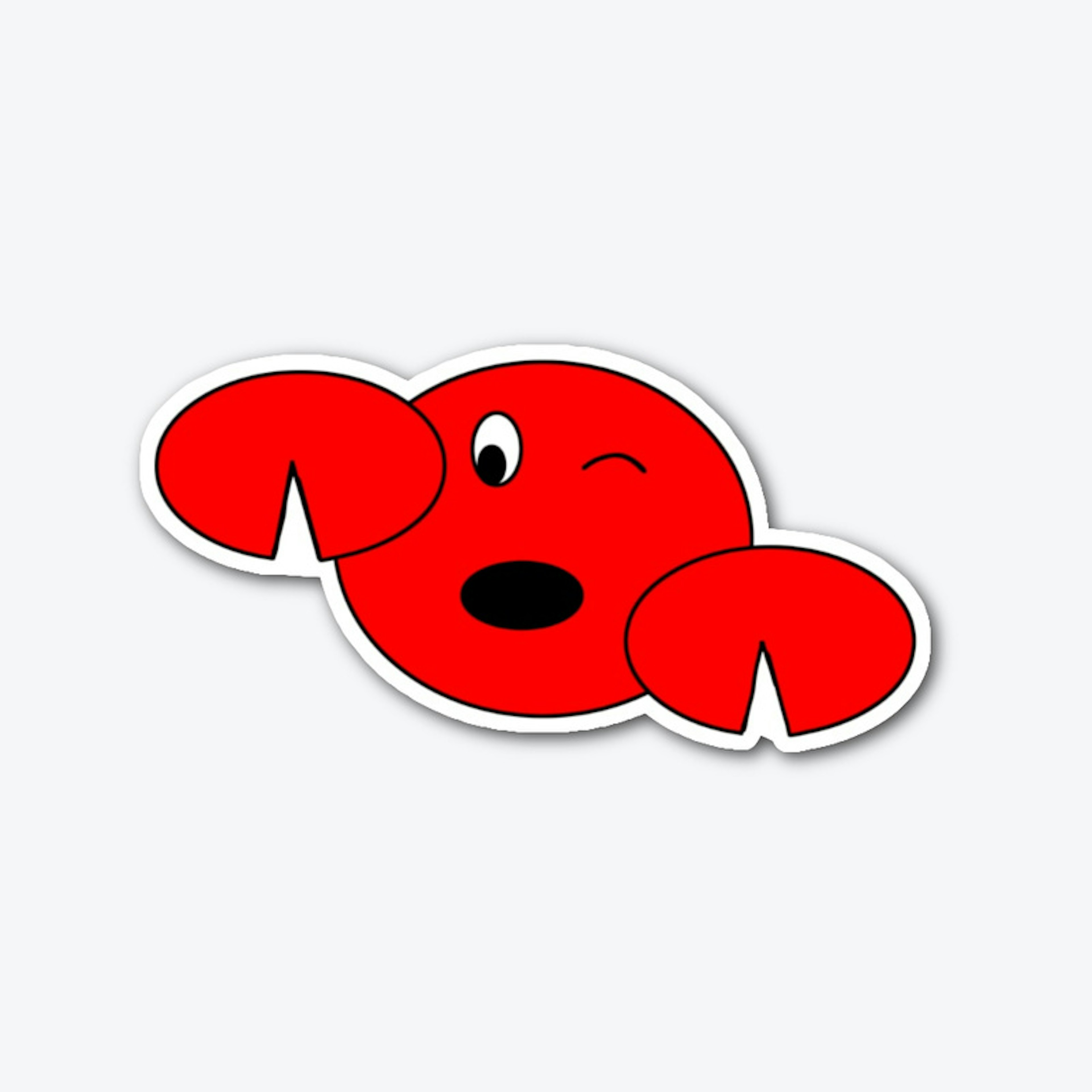 Crabble Dabble Die-Cut Sticker!
